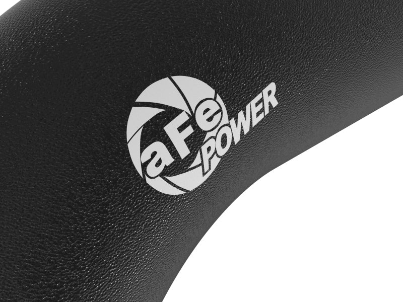 aFe 19-23 RAM Diesel L6-6.7L BladeRunner 3.5 IN Aluminum Hot Charge Pipe - Black-tuningsupply.com