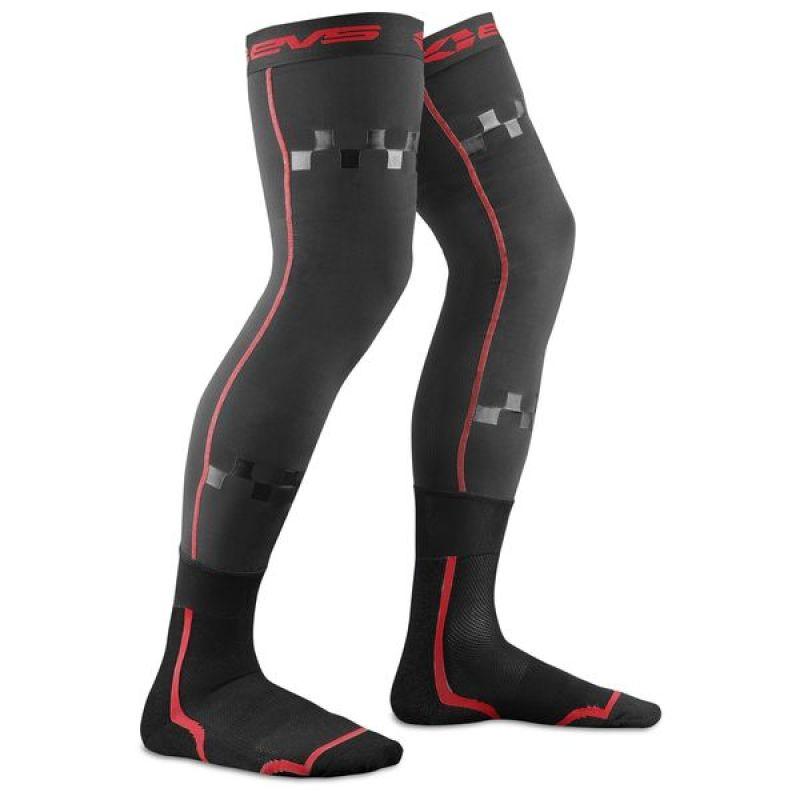 EVS Fusion Sock Combo Black/Red - Large/XL-tuningsupply.com