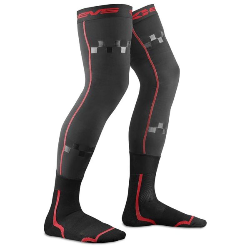 EVS Fusion Sock Combo Black/Red - Small/Medium-tuningsupply.com