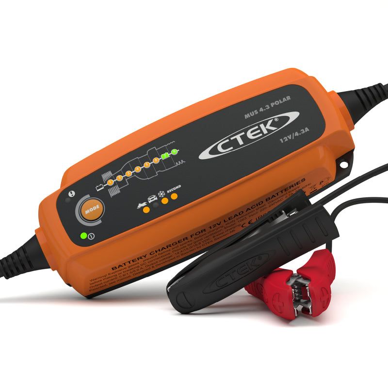 CTEK Battery Charger - MUS 4.3 Polar - 12V-tuningsupply.com