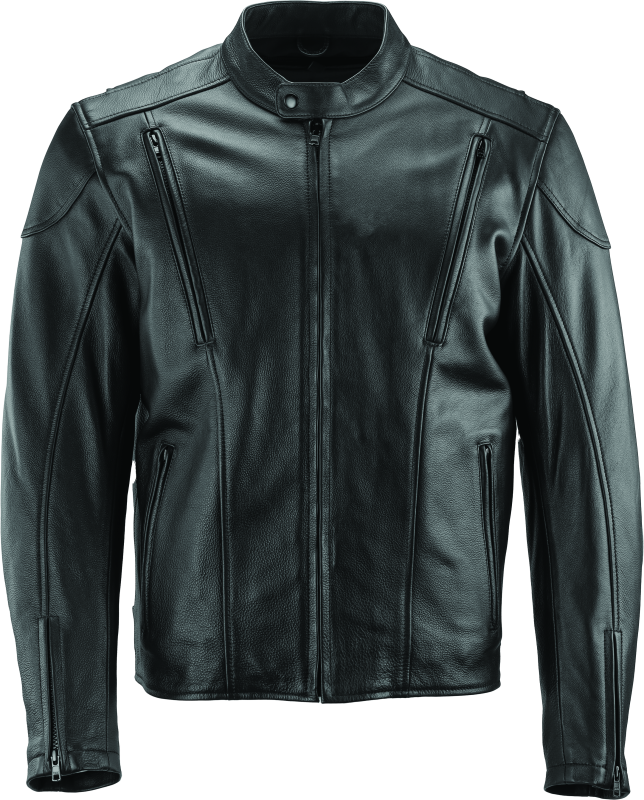 Kuryakyn Leather By River Road Race Leather Jacket Black - Medium-tuningsupply.com