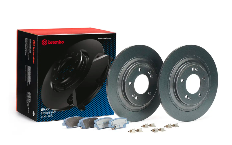 Brembo OE 19-23 Hyundai Kona Electric/19-22 Kia Niro EV/19-23 Soul EV EV Brake Kit - Rear-tuningsupply.com