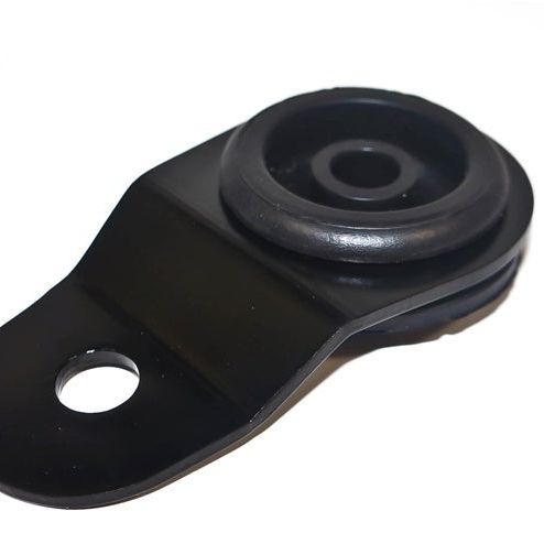 Torque Solution Radiator Mount w/ Insert ( Black ) : Mitsubishi Evolution 7/8/9-Radiator Stays-Torque Solution-TQSTS-EV-009I-SMINKpower Performance Parts