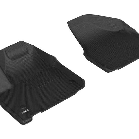 3D MAXpider 2017-2020 Chrysler Pacifica/Voyager Kagu 1st Row Floormat - Black-tuningsupply.com