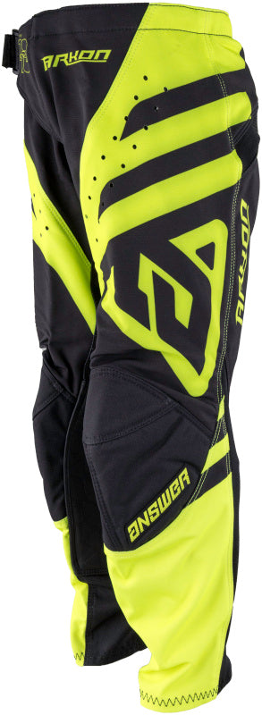 Answer 25 Arkon Nitrus Pants Black/Hyper Acid Youth Size - 22-tuningsupply.com