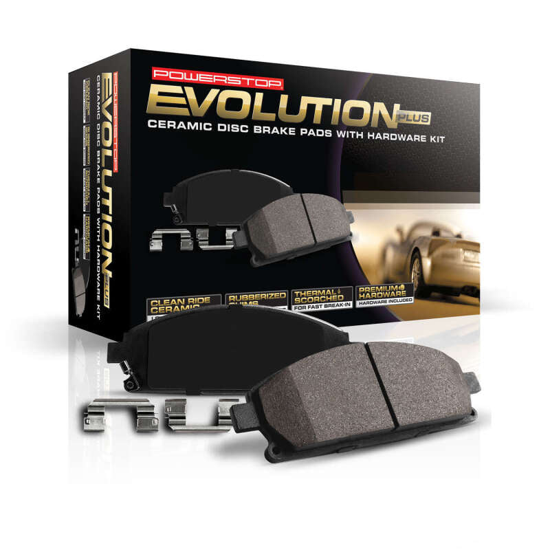 Power Stop 2019 Ram 2500 Front Z17 Evolution Ceramic Brake Pads w/Hardware-tuningsupply.com