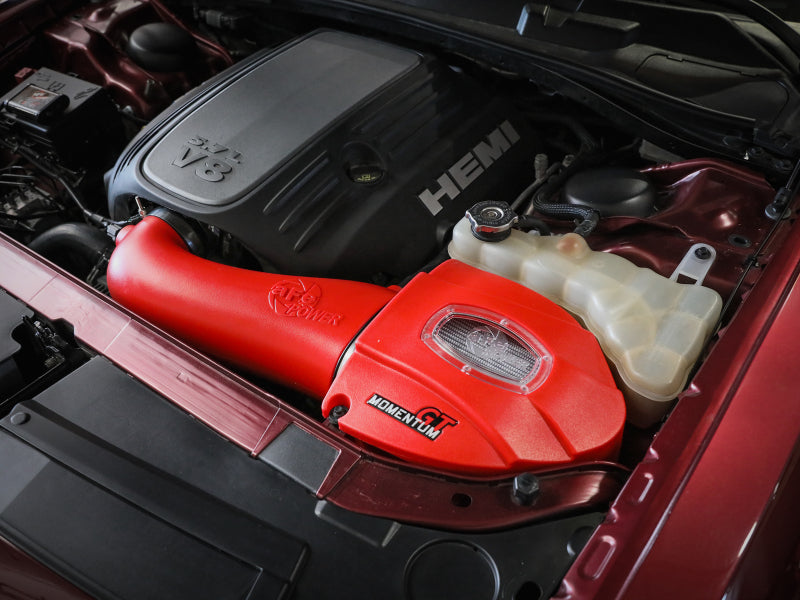 aFe Momentum GT Pro Dry S Stage-2 Intake System 11-15 Dodge Challenger / Charger R/T 5.7L HEMI - Red-tuningsupply.com