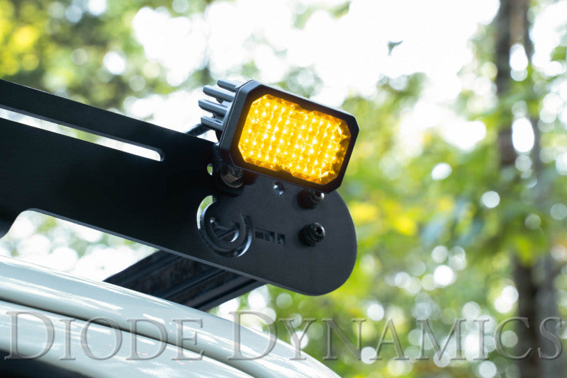 Diode Dynamics Stage Series 2 In LED Pod Pro - Yellow Flood Standard ABL (Pair)-tuningsupply.com