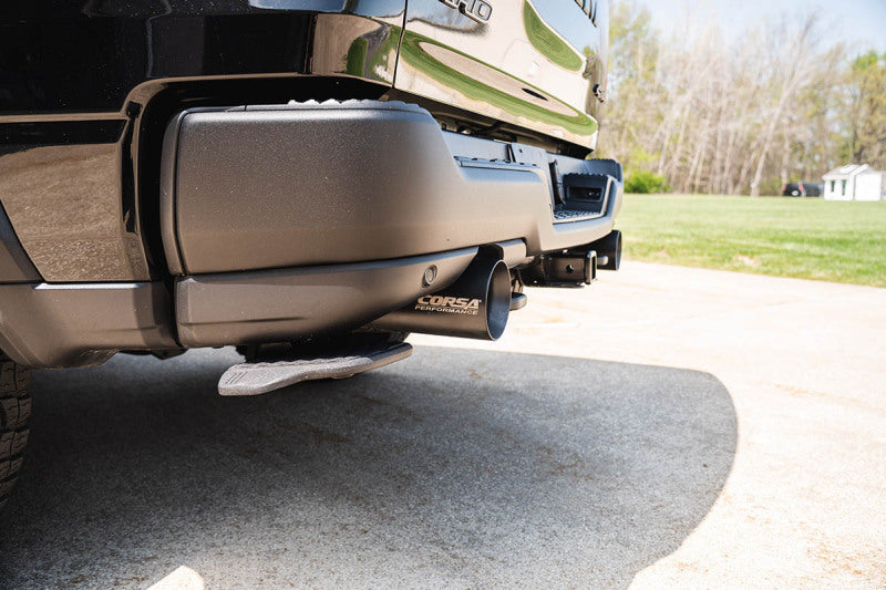 

CORSA Performance 21389BPC - COR21389BPC - Corsa 25-26 RAM 1500 RHO Crew Cab 3.0L Turbo Cat-Back Dual Rear Exit w/ 5in Single Black Pro Series - Shipped in Europe - Tuningsupply.com
