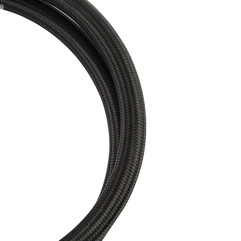 Mishimoto 3Ft Stainless Steel Braided Hose w/ -10AN Fittings - Black-tuningsupply.com