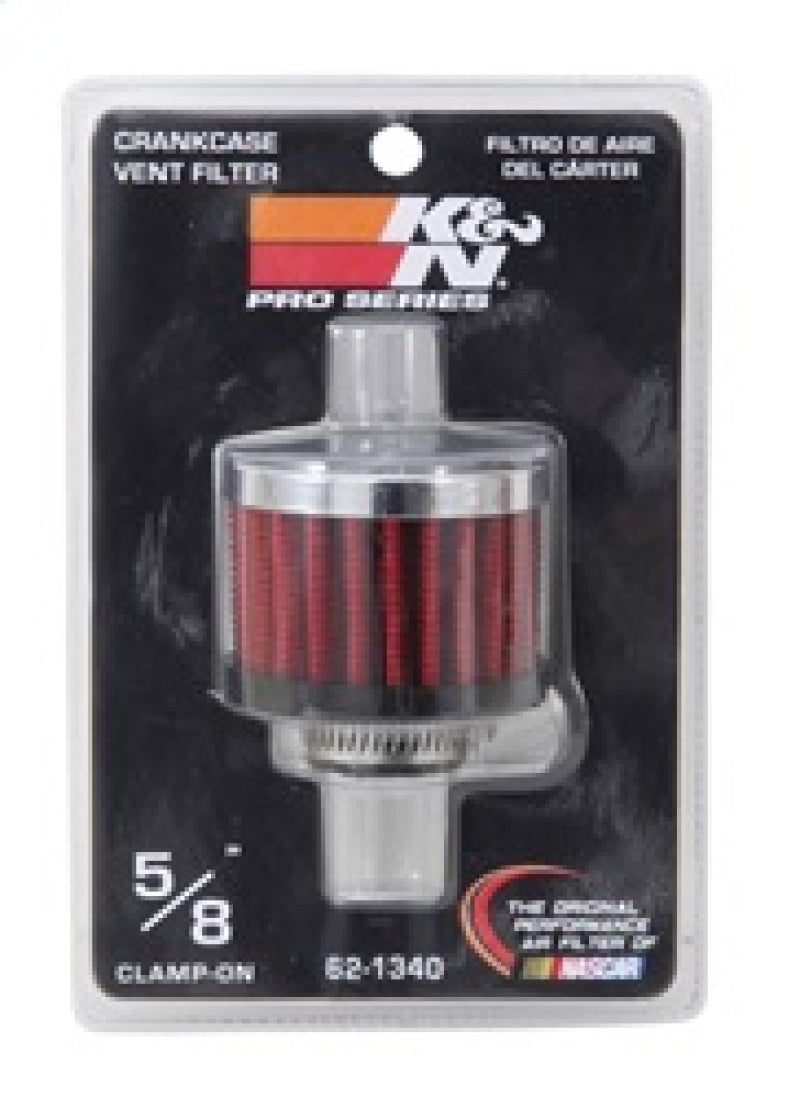 

K&N Engineering 62-1340 - KNN62-1340 - K&N 0.625 inch ID 2 inch OD 1.5 inch H Clamp On Crankcase Vent Filter - Shipped in Europe - Tuningsupply.com
