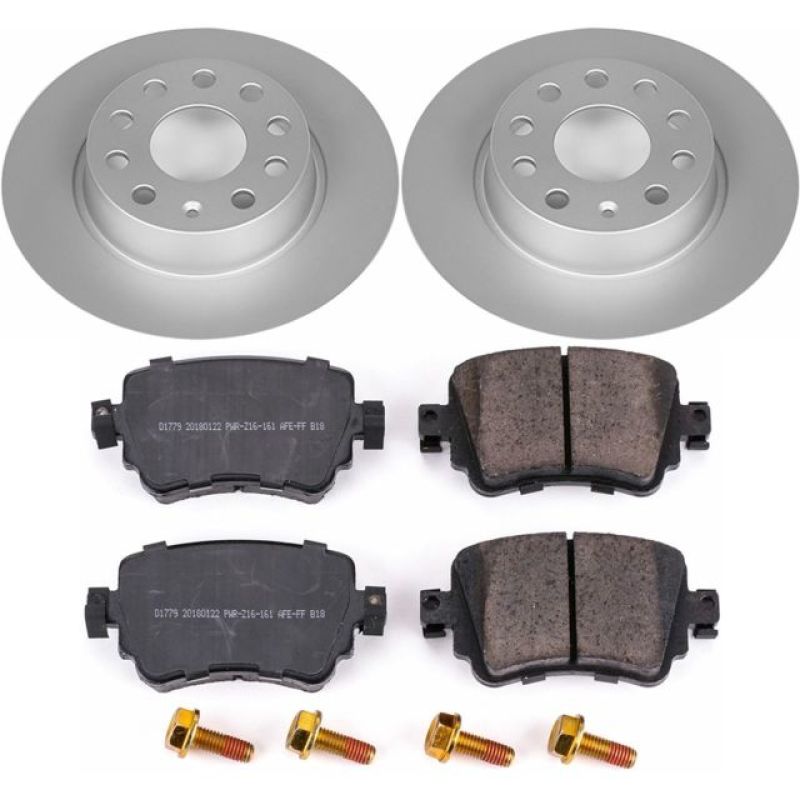 Power Stop 15-18 Volkswagen Golf Rear Z23 Evolution Sport Coated Brake Kit-tuningsupply.com