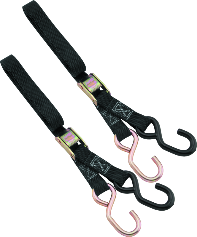 BikeMaster 1in Tiedown - Black-tuningsupply.com