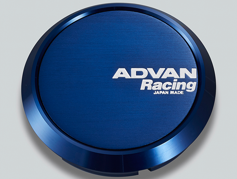 Advan 73mm Flat Centercap - Blue Anodized-tuningsupply.com