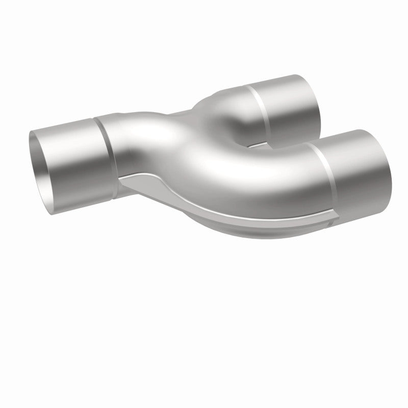 MagnaFlow Smooth Trans Y 2.50inch SS 90 deg.-Catalytic Converter Universal-Magnaflow-MAG10732-SMINKpower Performance Parts