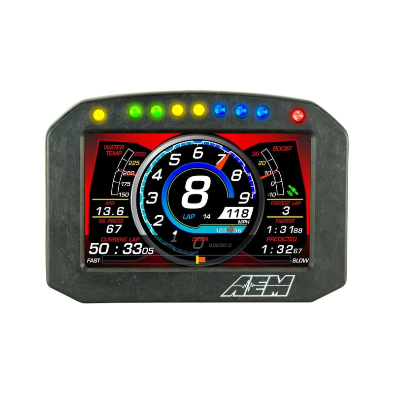 

AEM 30-5602F - AEM30-5602F - AEM CD-5G Carbon Flush Digital Dash Display w/ Internal 20Hz GPS & Antenna - Shipped in Europe - Tuningsupply.com

