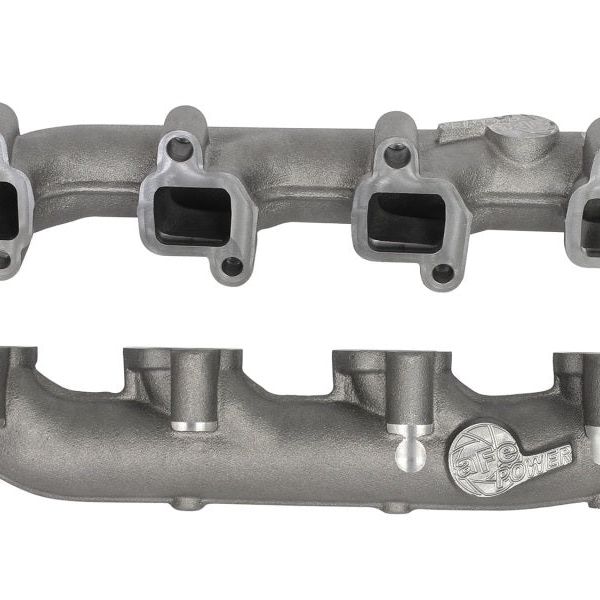 aFe Power BladeRunner Ported Ductile Iron Exhaust Manifold 01-16 GM Diesel Trucks V8-6.6L (td)-tuningsupply.com