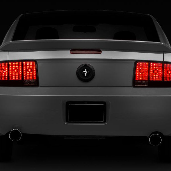 Raxiom 05-09 Ford Mustang Tail Lights- Black Housing (Smoked Lens)