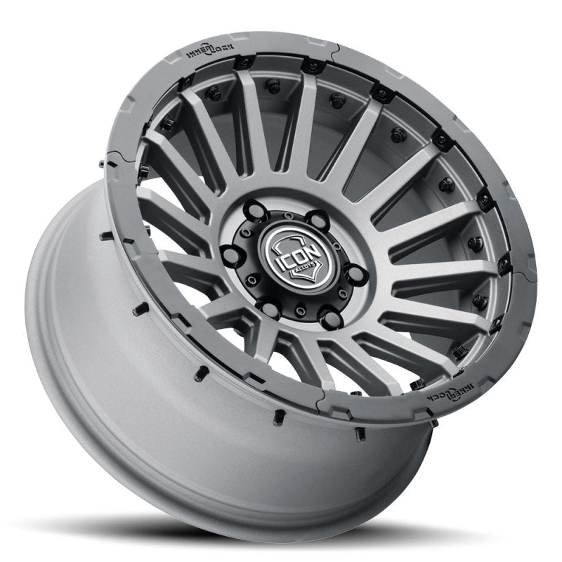 ICON Recon Pro 17x8.5 6x5.5 0mm Offset 4.75in BS 106.1mm Bore Charcoal Wheel-tuningsupply.com