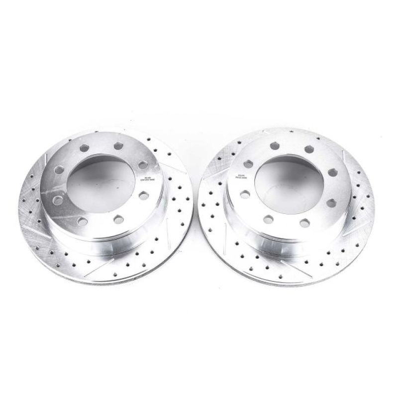 Power Stop 02-06 Chevrolet Avalanche 2500 Rear Evolution Drilled & Slotted Rotors - Pair-tuningsupply.com