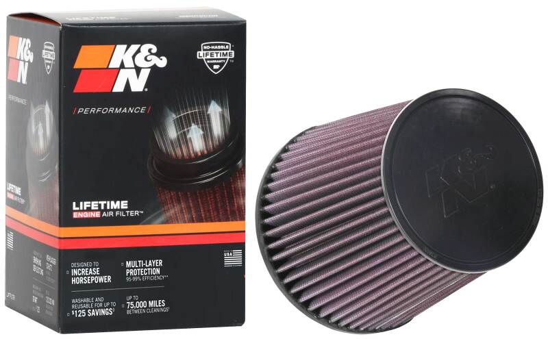

K&N Engineering RU-1037 - KNNRU-1037 - K&N Universal Clamp-On Air Filter 5in FLG / 6-1/2in B / 5in T / 6-1/2in H - Shipped in Europe - Tuningsupply.com
