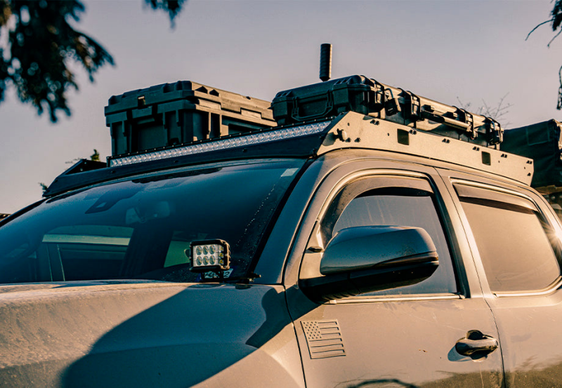 Cali Raised 05-23 Toyota Tacoma Premium Roof Rack - No Front Light Bar / No Switch / No Lights-tuningsupply.com