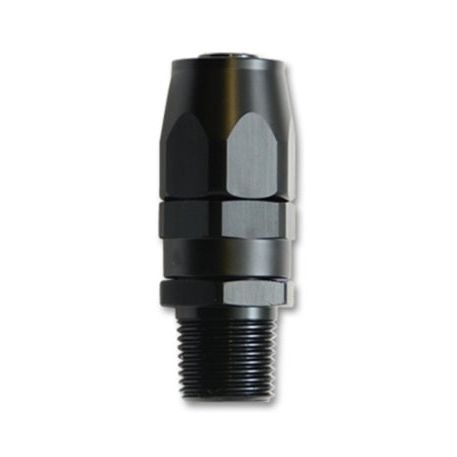 Vibrant -10AN Male NPT Straight Hose End Fitting - 1/2 NPT