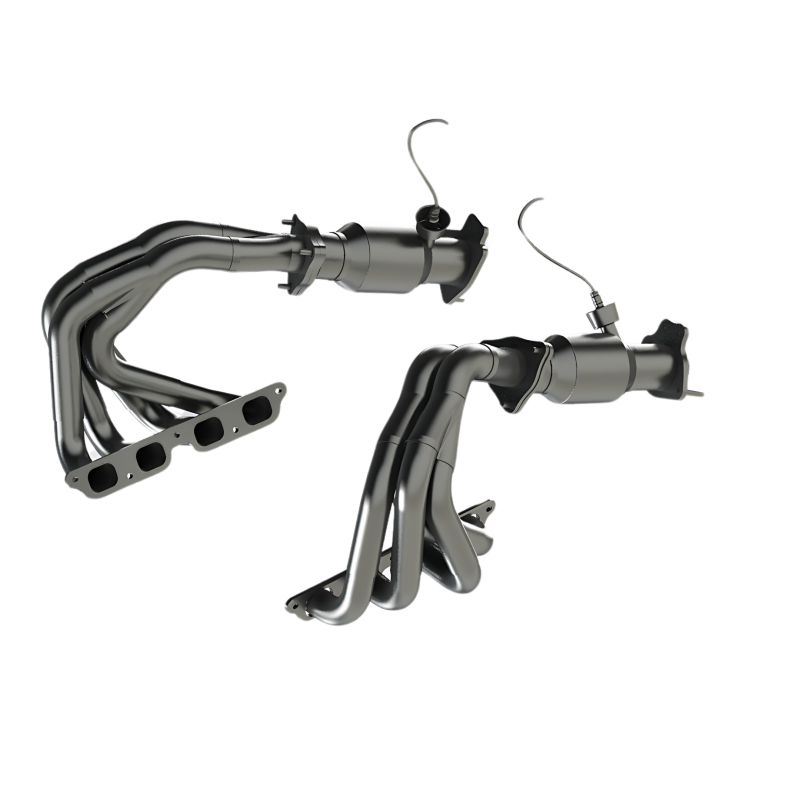 Kooks 22+ Chevrolet C8 Corvette Z06 LT6 1-7/8in. x 2in. SS Tri-Y Headers w/ GREEN Cats-tuningsupply.com