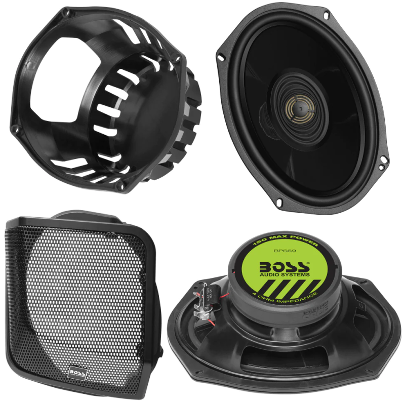 
  

Boss Audio BHD14 - BSABHD14 - Boss Audio Systems Harley-Davidson 6 x 9 Inch Saddlebag Speaker Kit - Shipped in Europe - Tuningsupply.com

