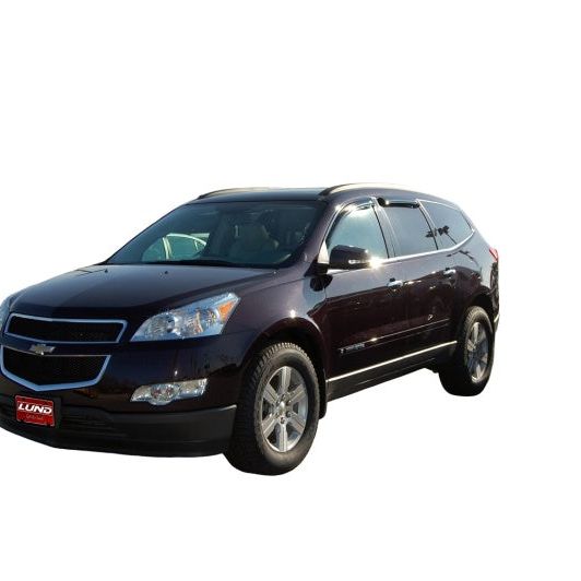 AVS 09-17 Chevy Traverse Ventvisor Outside Mount Window Deflectors 4pc - Smoke-tuningsupply.com