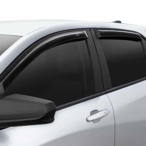 AVS 01-07 Toyota Highlander Ventvisor In-Channel Front & Rear Window Deflectors 4pc - Smoke-tuningsupply.com