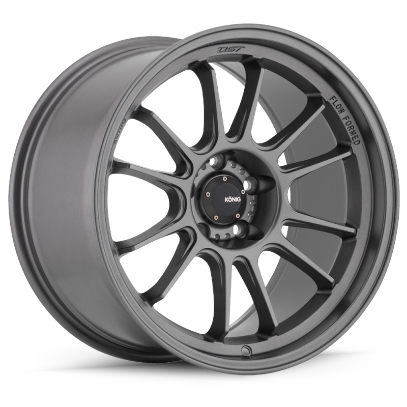 Konig Hypergram 17x9 4x100 ET45 Matte Grey-tuningsupply.com