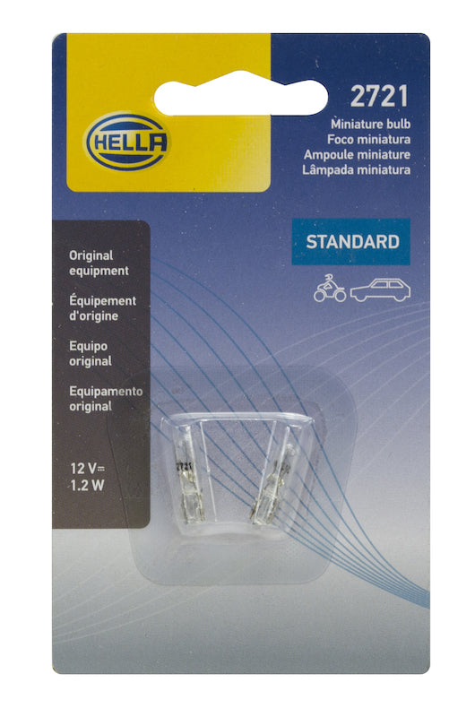 

Hella LA2721TB - HELLA2721TB - Hella Bulb 2721 12V 12W W2X46D T15 (2) - Shipped in Europe - Tuningsupply.com
