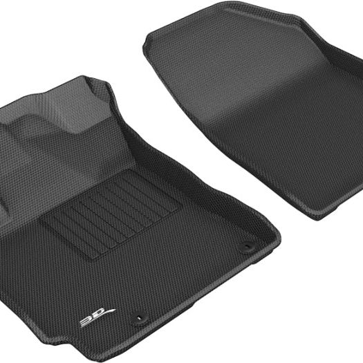 3D MAXpider 2019-2020 Kia Forte Kagu 1st Row Floormat - Black-tuningsupply.com