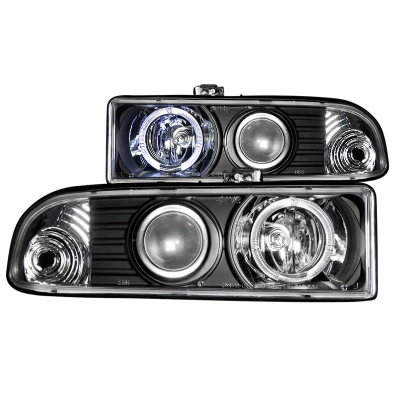 

ANZO 111015 - ANZ111015 - ANZO 1998-2005 Chevrolet S-10 Projector Headlights w/ Halo Black - Shipped in Europe - Tuningsupply.com
