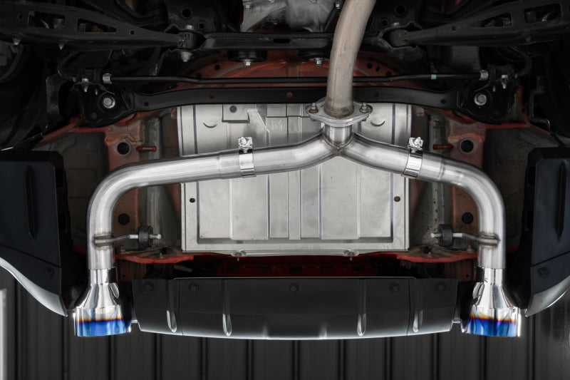 MBRP 2022 Subaru BRZ 2.4L/Toyota GR86 2.4L 2.5in Dual Split Rear Exit w/5in OD CF Tips - T304-tuningsupply.com