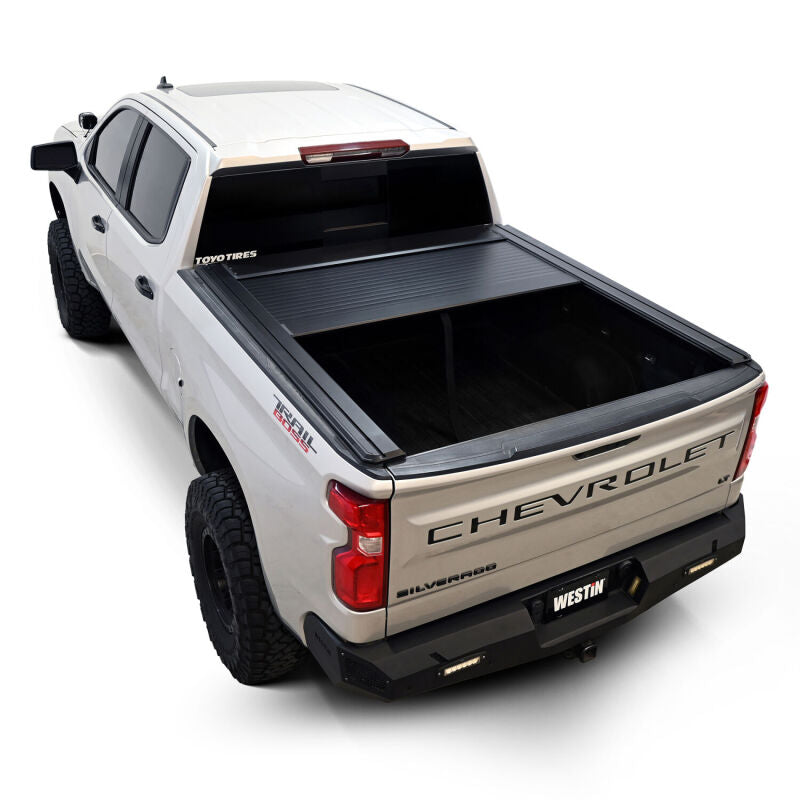 

Westin 19-64745 - WES19-64745 - Westin 19-26 GM  Silverado/Sierra 1500 5ft 8in Bed Manual Retractable Tonneau Cover - Black - Shipped in Europe - Tuningsupply.com
