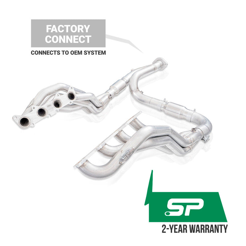

Stainless Works SFT21HCATY - SSWSFT21HCATY - Stainless Works 21-25 Ford F150 5.0L Headers 1-7/8in Primaries High-Flow Cats Factory Conn. - Shipped in Europe - Tuningsupply.com
