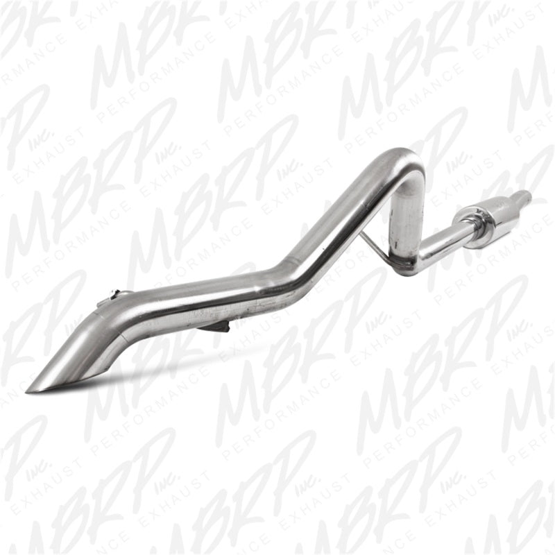 MBRP 2007-2009 Jeep Wrangler (JK) 3.8L V6 4 dr Off-Road Tail Pipe Muffler before Axle-tuningsupply.com