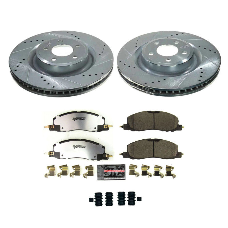 

PowerStop K8672-36 - PSBK8672-36 - Power Stop 20-22 Lincoln Aviator Front Z36 Truck & Tow Brake Kit - Shipped in Europe - Tuningsupply.com

