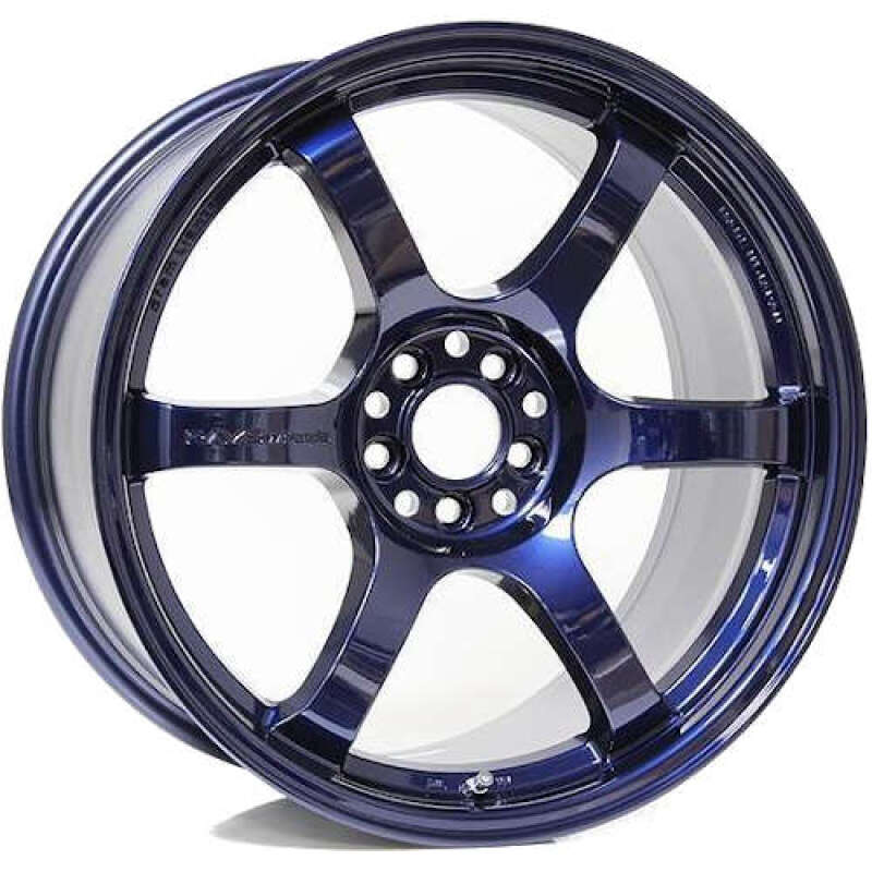 Gram Lights 57DR 18x9.5 +22 5-114.3 Eternal Blue Pearl Wheel (Min Order Qty 20)-tuningsupply.com