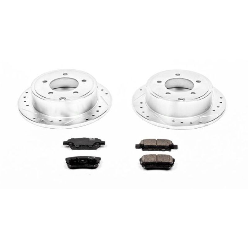 Power Stop 11-14 Chrysler 200 Rear Z23 Evolution Sport Brake Kit-tuningsupply.com