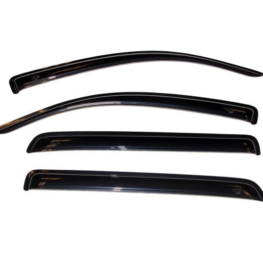 AVS 07-18 Toyota Tundra Crewmax Ventvisor Outside Mount Window Deflectors 4pc - Smoke-tuningsupply.com