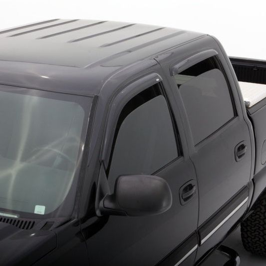 AVS 02-06 Cadillac Escalade EXT Ventvisor Outside Mount Window Deflectors 4pc - Smoke-tuningsupply.com