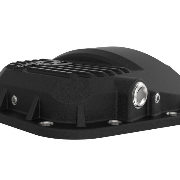 aFe Pro Series Dana 60 Front Differential Cover Black w/ Machined Fins 17-20 Ford Trucks (Dana 60)-tuningsupply.com