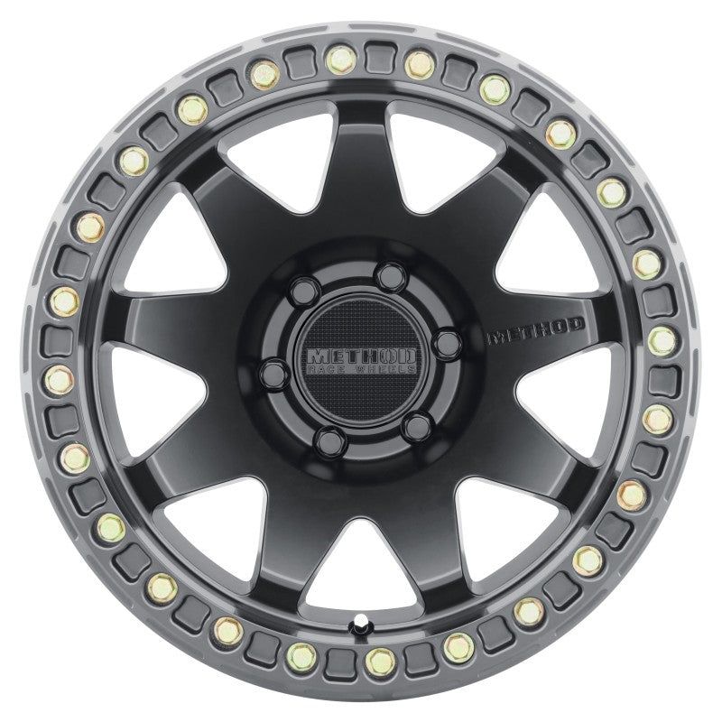 Method MR108 17x9 -44mm Offset 6x5.5 106.25mm CB Matte Black w/BH-H24125-38 Wheel-tuningsupply.com