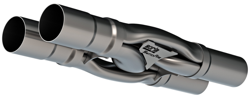 

Borla 60744 - BOR60744 - Borla SwitchFire X-pipe 2.5I.D.  INLETS 2.5in. O.D. OUTLETS Un-Notched - Shipped in Europe - Tuningsupply.com
