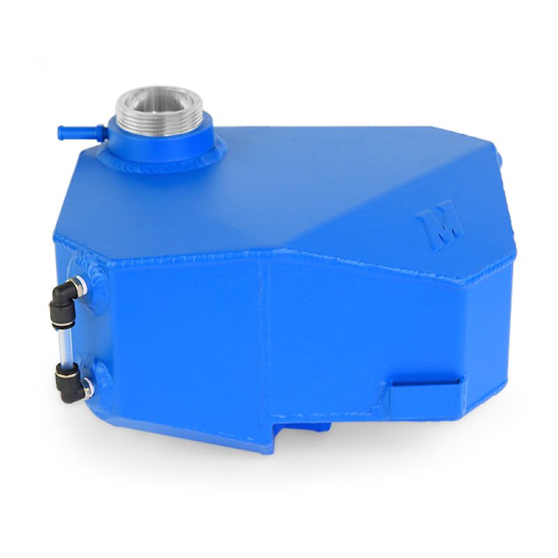 Mishimoto 2013+ Ford Focus ST/2016+ Focus RS Aluminum Expansion Tank - Wrinkle Blue-tuningsupply.com