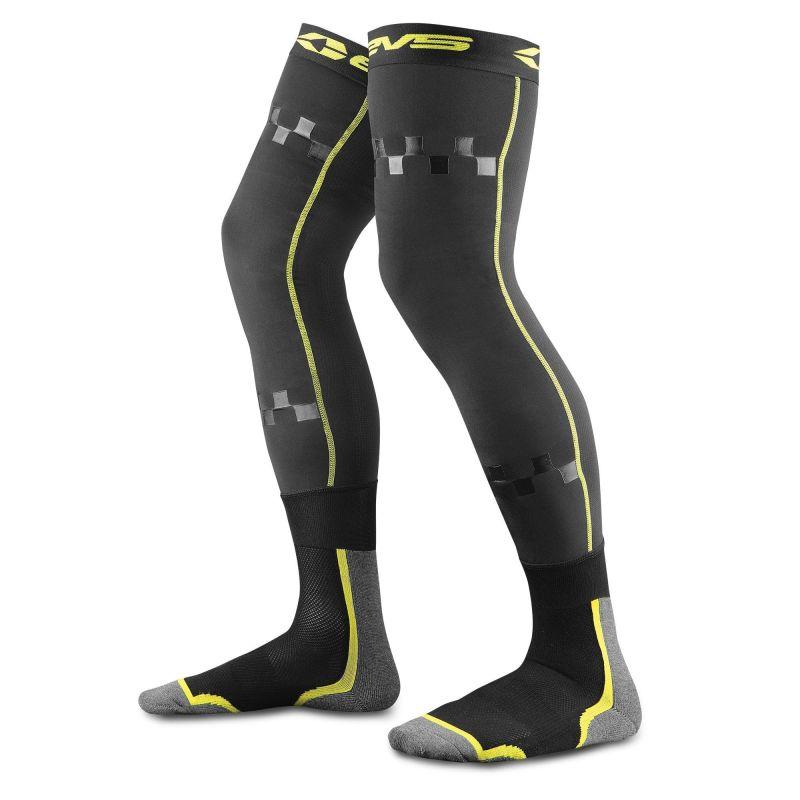 EVS Fusion Sock Combo Black/Hivi - Large/XL-tuningsupply.com