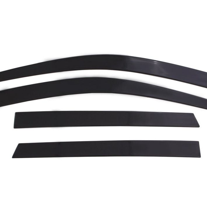 AVS 02-08 Dodge RAM 1500 Quad Cab Ventvisor Low Profile Deflectors 4pc - Smoke-tuningsupply.com